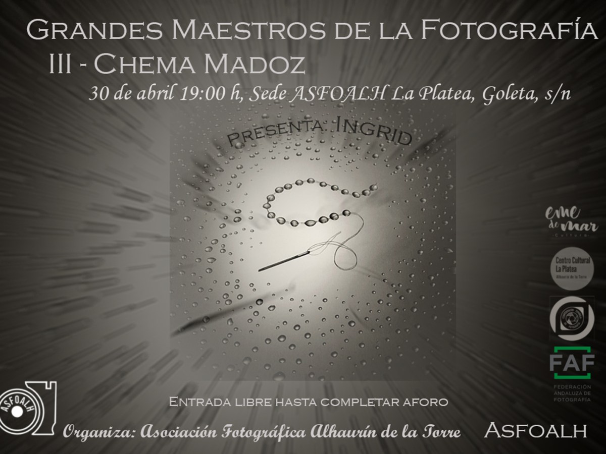 Ciclo: Grandes Maestros de la fotografía – Chema&nbsp;Madoz