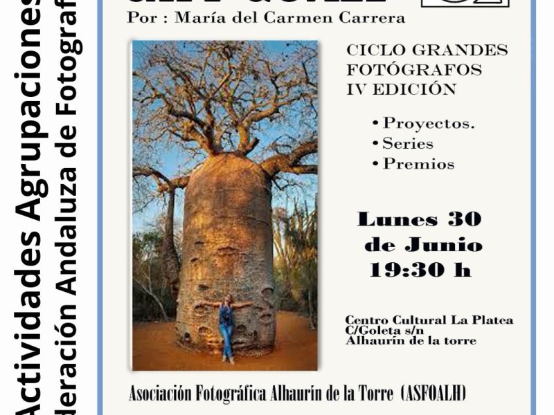 CICLO GRANDES FOTÓGRAFOS – KATY&nbsp;GÓMEZ