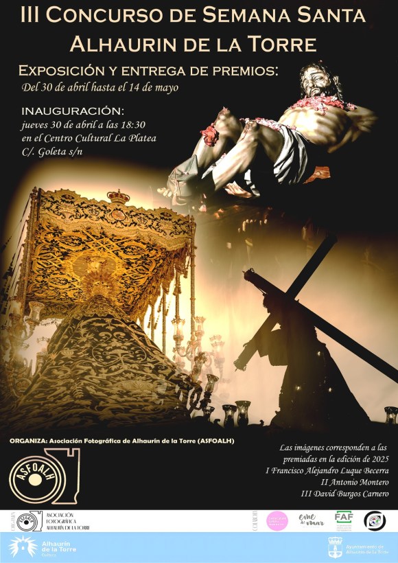 Inaugurada la exposición del III Concurso Fotográfico de Semana&nbsp;Santa