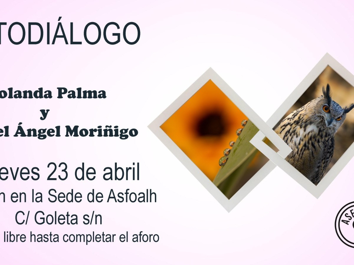 XI FOTODIÁLOGO: Yolanda Palma y Miguel Ángel Moriñigo comparten su&nbsp;visión